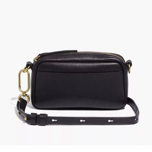 Madewell- Leather carabiner mini crossbody bag